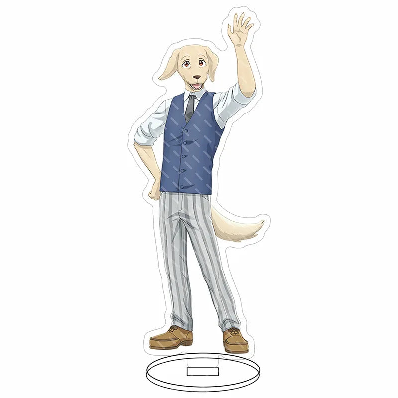 16CM Anime Figure BEASTARS‌‌ Legoshi Hal Louis Juno Jack Gohin Cos Acrylic Stand Ornaments Cute Chrismas Gifts