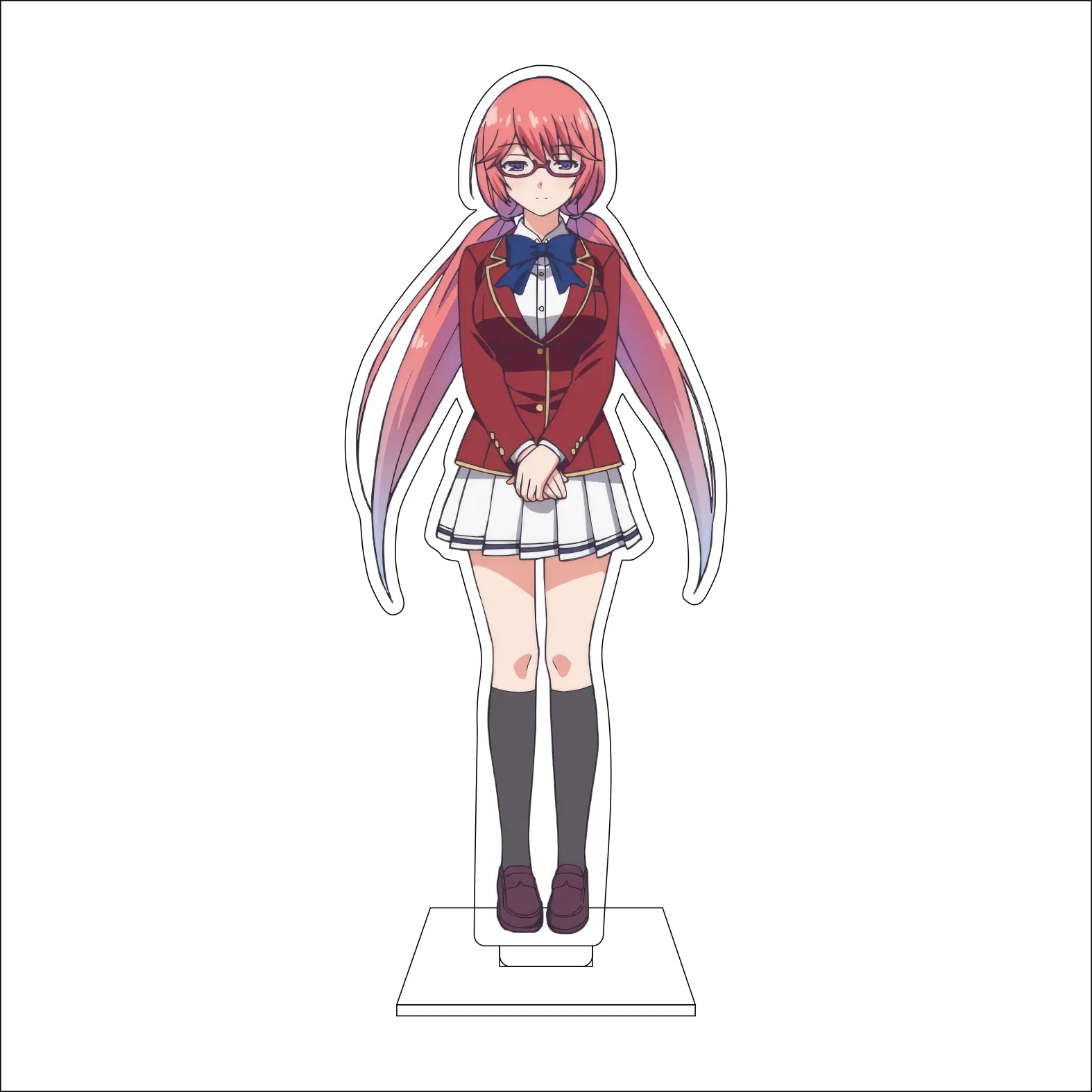 16CM Anime Classroom of the Elite Cosplay Acrylic Figure Stand Plate Ibuki Mio Karuizawa Kei Horikita Suzune Ornaments Gifts