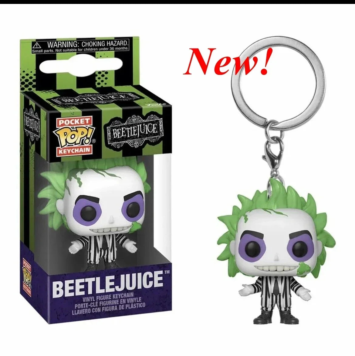 FUNKO POP Movies Suicide Squad The Joker Harley Quinn King Shark Keychain Toy Action Figure Collection Toys for Kids with Box