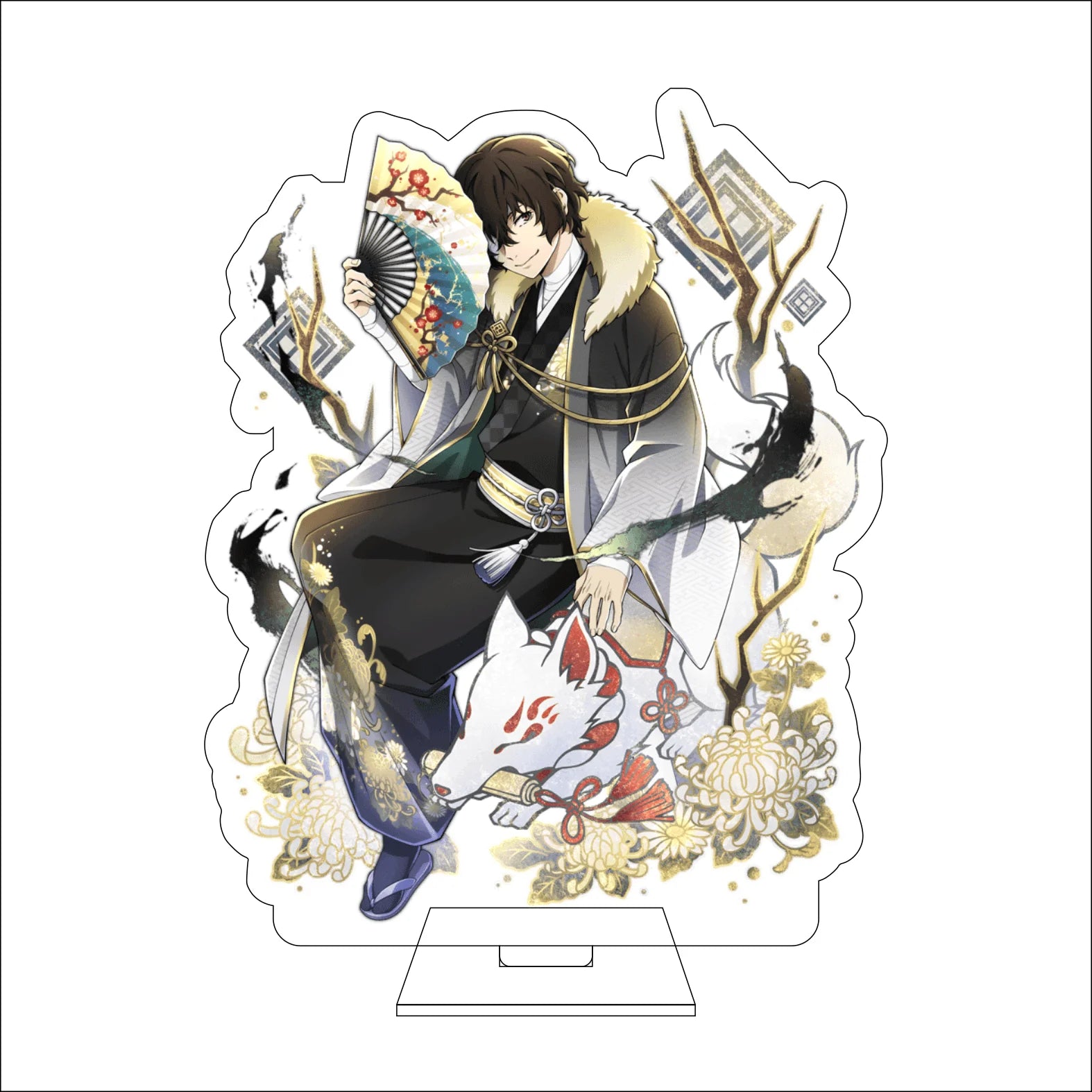 16CM Anime Bungo Stray Dogs Cosplay Acrylic Figure Stand Plate Ryunosuke Akutagawa Nakahara Chuuya Ornaments Gifts