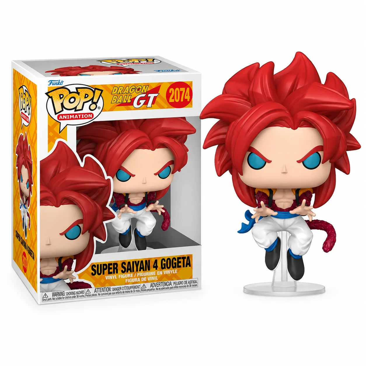 Original Funko Pop! Super Saiyan 4 Gogeta Collectable Vinyl Figure 86495 (Regular, Hidden Version Randomly)