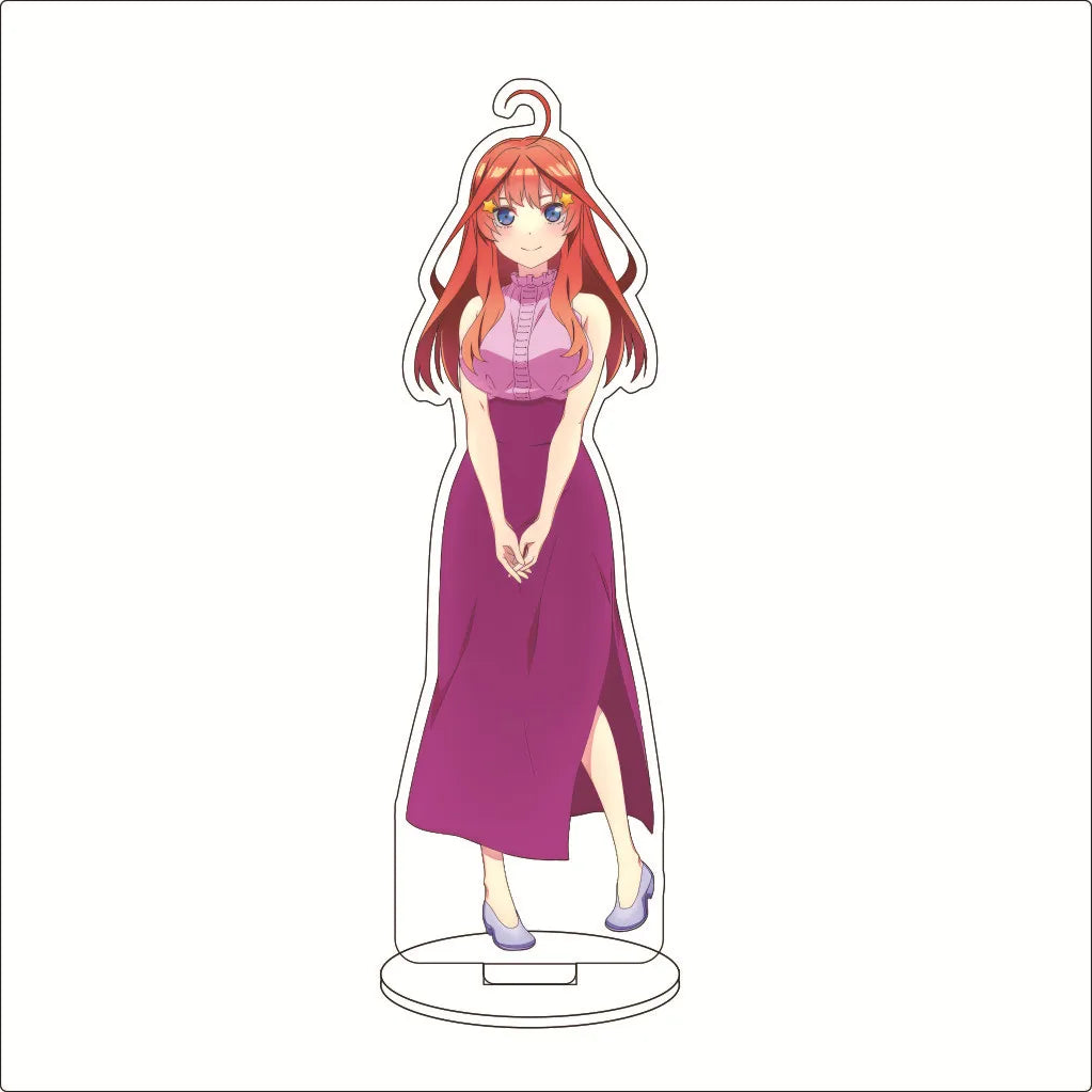 16CM Anime The Quintessential Quintuplets Nakano Nino Nakano Yotsuba Nakano Miku Nakano Ichika Cos Acrylic Figure Stand Ornament
