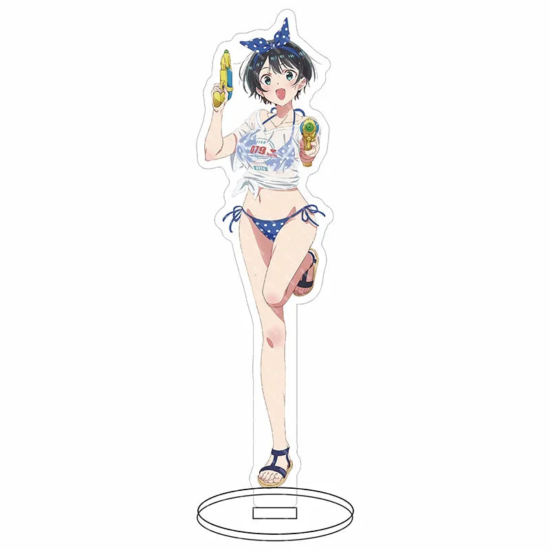 16CM Anime Figure Rent A Girlfriend‌ Ichinose Chizuru Sarashina Ruka Sakurasawa Sumi Nanami Mami Cos Acrylic Stand Ornament Gift