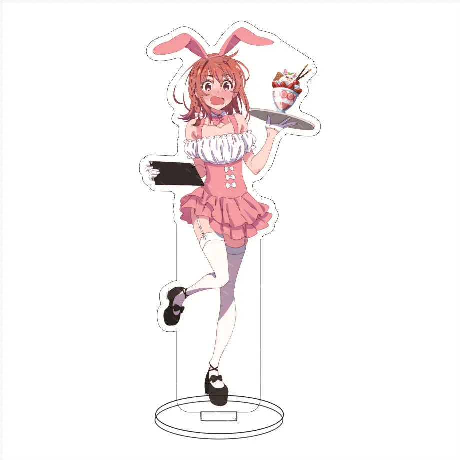 16CM Anime Figure Rent A Girlfriend‌ Ichinose Chizuru Sarashina Ruka Sakurasawa Sumi Nanami Mami Cos Acrylic Stand Ornament Gift