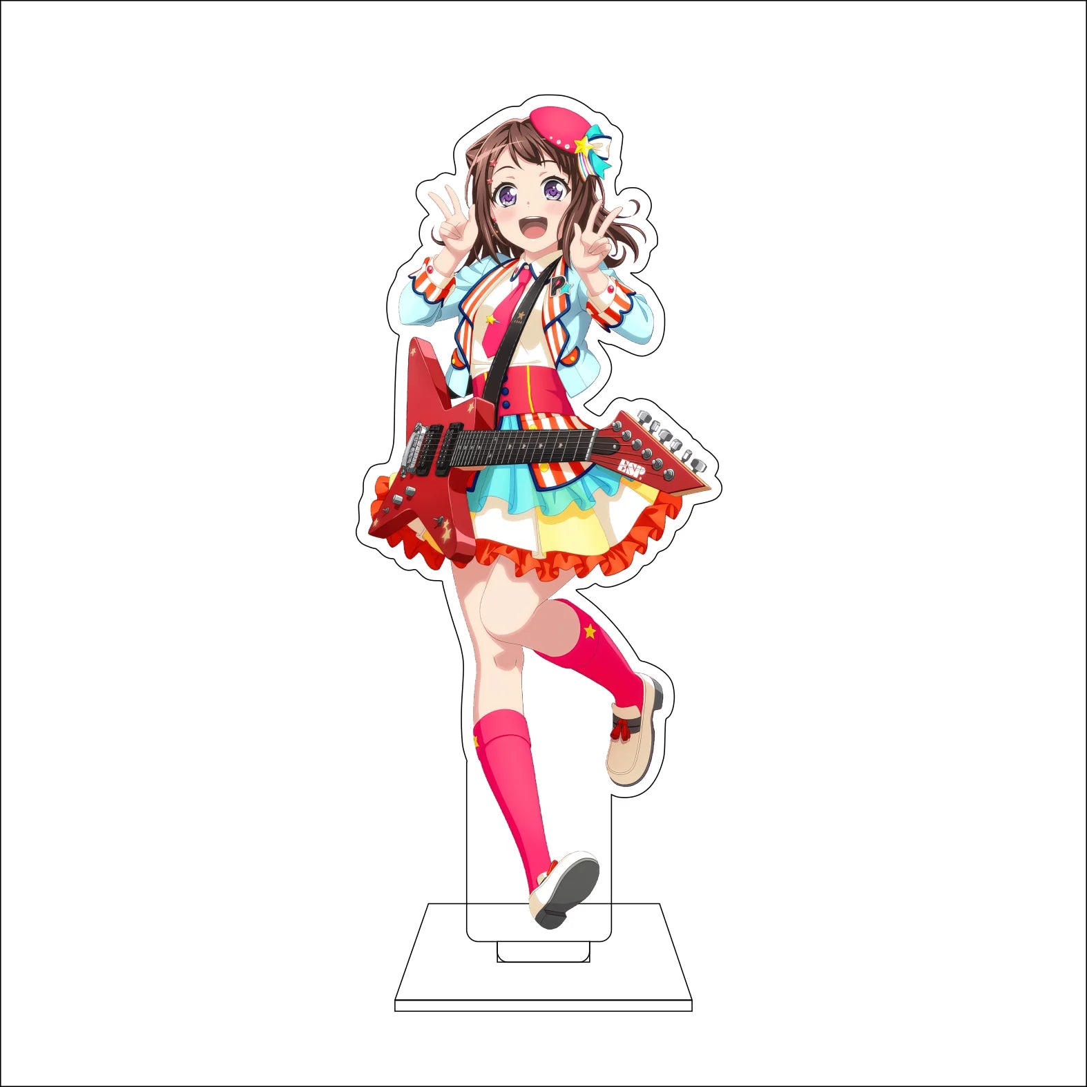 16CM Anime BanG Dream! Cosplay Acrylic Figure Stand Plate Ran Mitake Moca Aoba Himari Uehara Tomoe Udagawa Ornaments Gifts