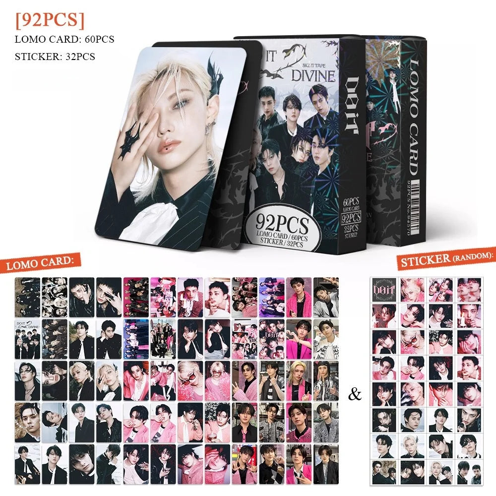 30/92Pcs Kpop Hot Boy Group New Album "DO IT" Photocards Lomo Cards Hyunjin Felix LeeKnow Han BangChan Photo Album Fans Gifts