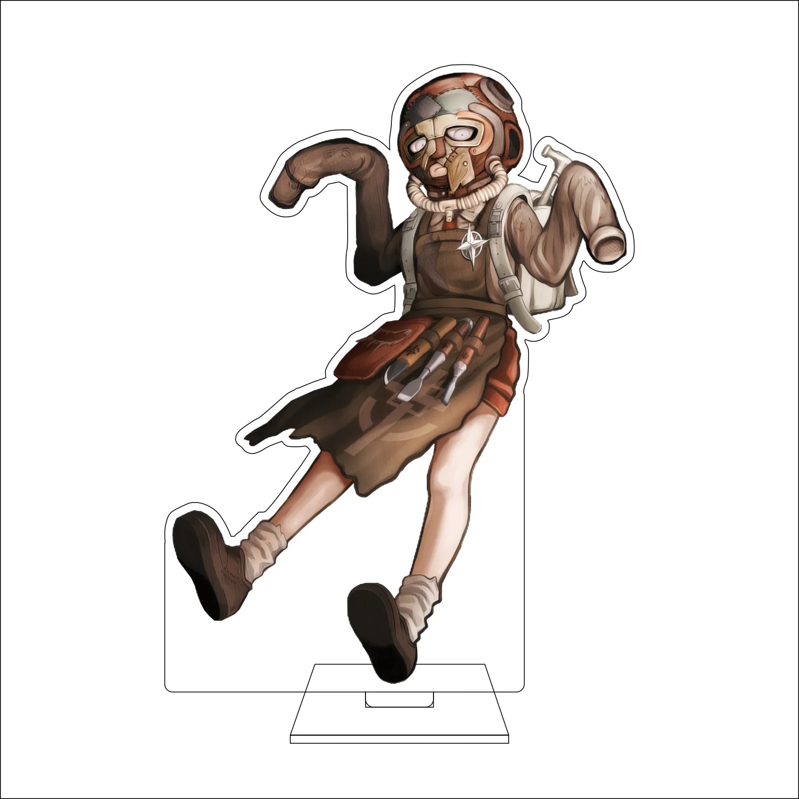 16CM Anime Danganronpa Cosplay Acrylic Figure Stand Plate Naegi Makoto Maizono Sayaka Genocider Syo Ornaments Gifts