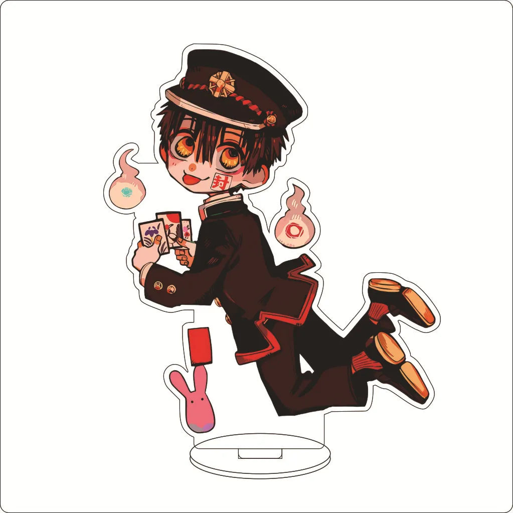 16CM Anime Toilet bound Hanako kun‌ Minamoto Kou Akane Aoi Nanamine Sakura Cos Acrylic Figure Stand Ornaments Chirstmas Gifts