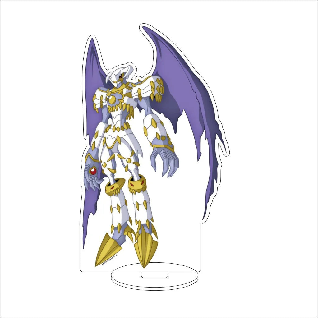 16CM Anime Digital Monster Hououmon Metal Greymon Drimogemon Cherubimon Cos Acrylic Figure Stand Ornaments Chirstmas Gifts