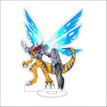 16CM Anime Digital Monster Hououmon Metal Greymon Drimogemon Cherubimon Cos Acrylic Figure Stand Ornaments Chirstmas Gifts