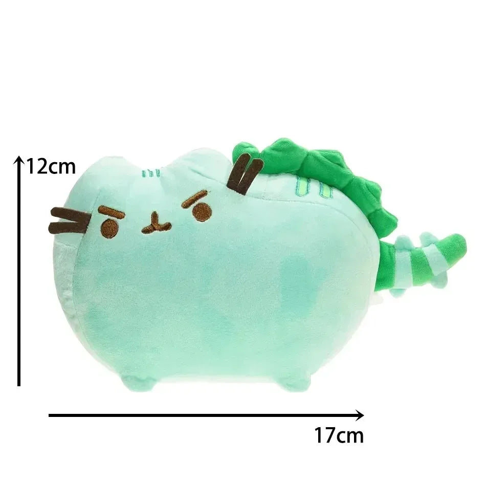 Simulated Cat Doll Plush Toy Anime Cat Soft Home Decoration Tabletop Bedroom Decoration Kids Toy Series Accessories Gifts/