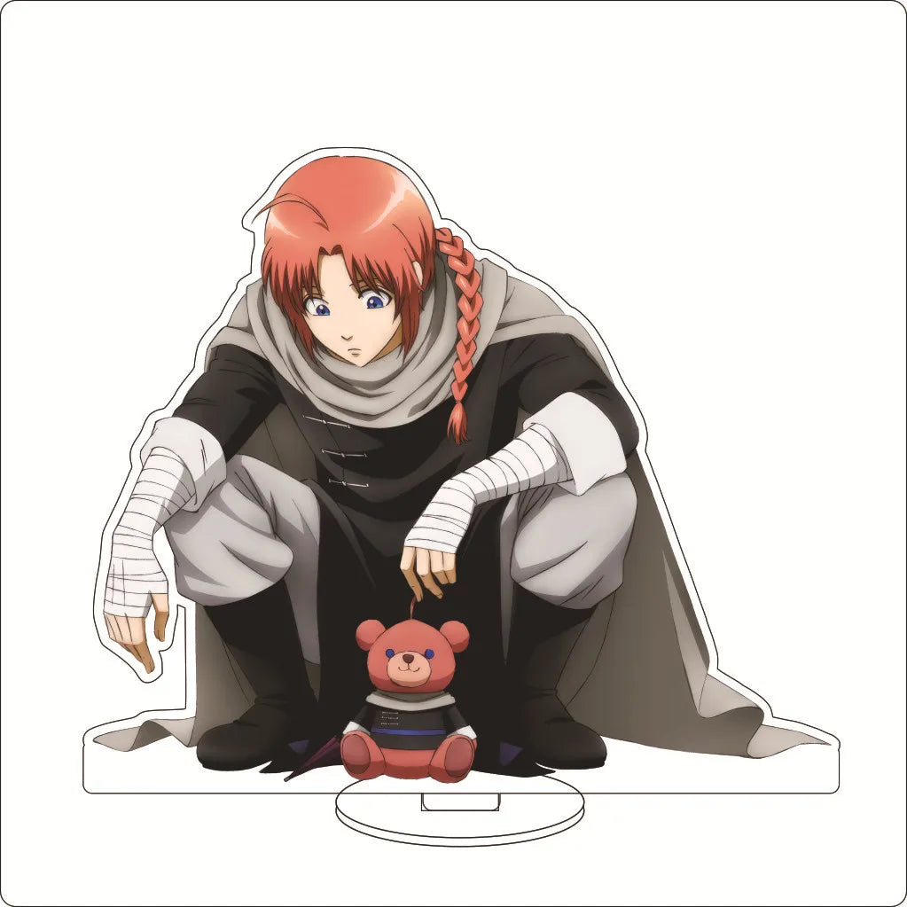16CM Anime Gintama Sakata Gintoki Shimura Shinpachi Kagura Kondou Isao Okita Sougo Cos Acrylic Figure Stand Ornaments Gifts