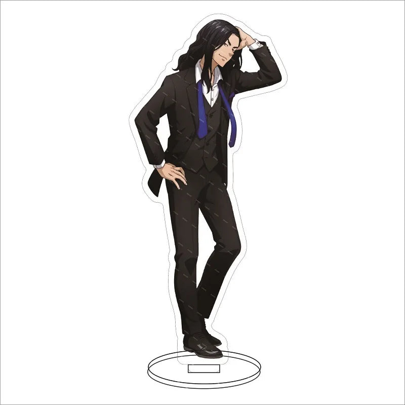 16CM Anime Figure ‌Tokyo Revengers Hanagaki Takemichi Matsuno Chifuyu Mikey‌ Basho Keisuke Cos Acrylic Stand Ornaments Gifts