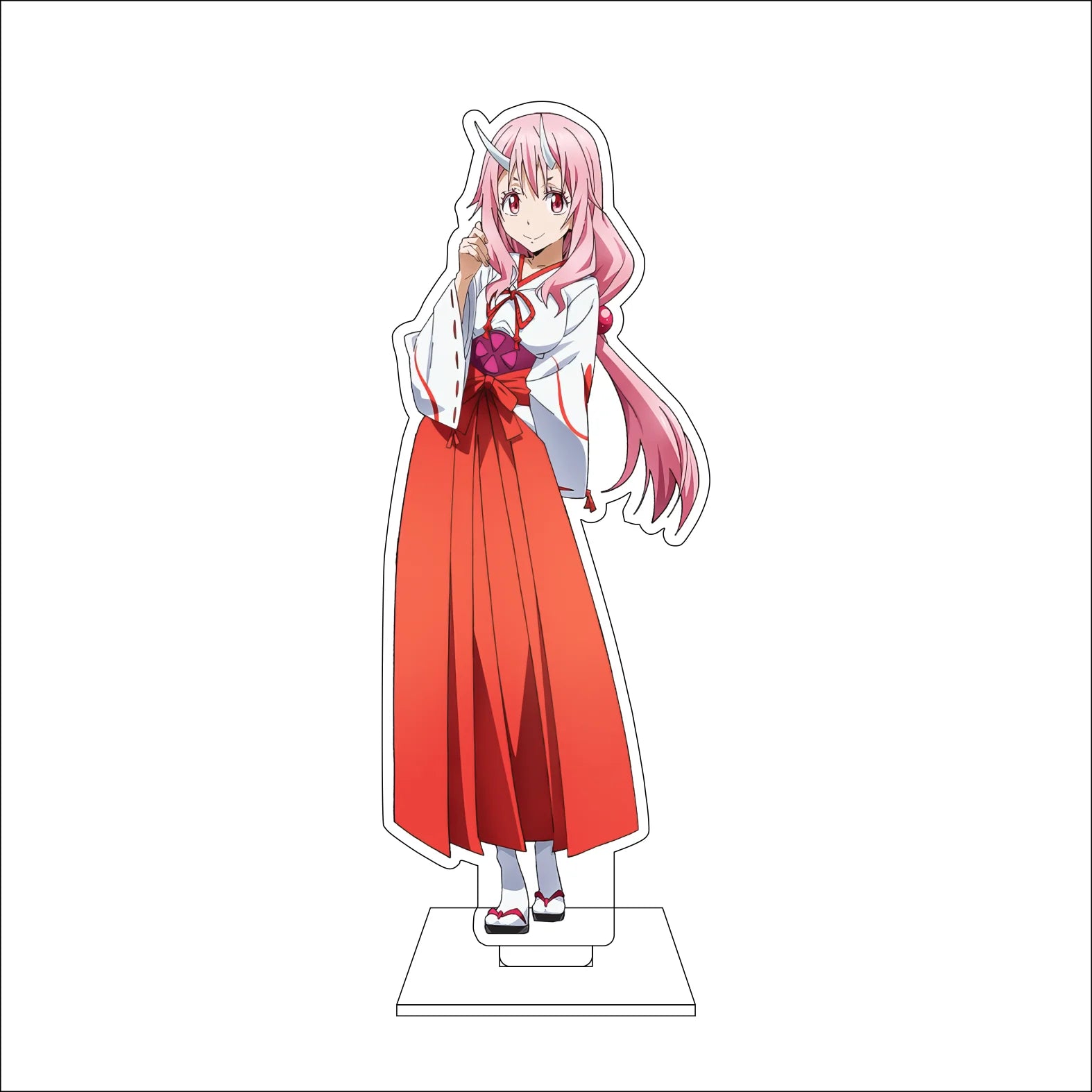 16CM Anime Rimuru Tempest Diablo shuna Shizue Izawa Cosplay Acrylic Figure Stand Plate Ornaments Gifts