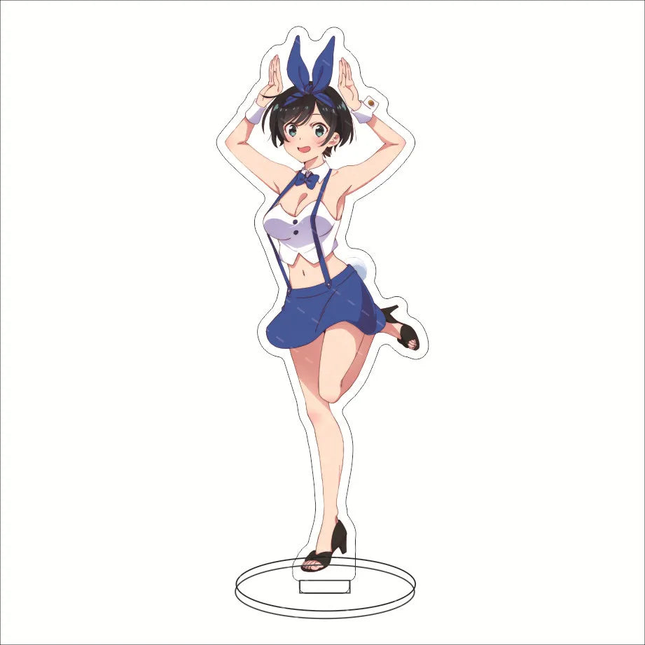16CM Anime Figure Rent A Girlfriend‌ Ichinose Chizuru Sarashina Ruka Sakurasawa Sumi Nanami Mami Cos Acrylic Stand Ornament Gift