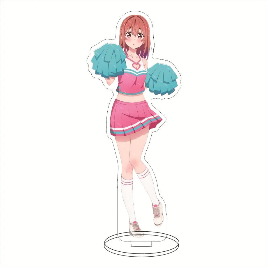 16CM Anime Figure Rent A Girlfriend‌ Ichinose Chizuru Sarashina Ruka Sakurasawa Sumi Nanami Mami Cos Acrylic Stand Ornament Gift