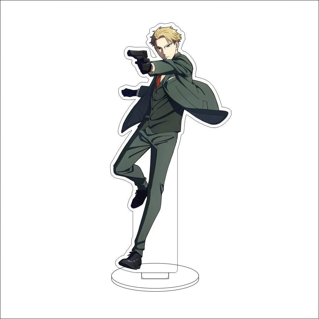 16CM Anime SPY×FAMILY Yor Forger Anya Forger Loid Forger Bond Forger Cos Acrylic Figure Stand Ornaments Chrismas Gifts