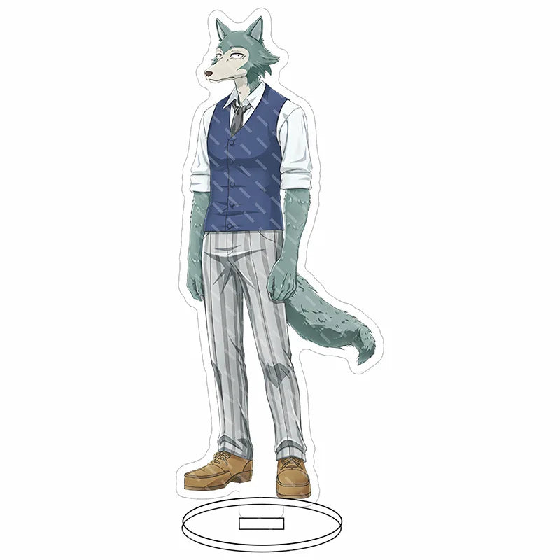 16CM Anime Figure BEASTARS‌‌ Legoshi Hal Louis Juno Jack Gohin Cos Acrylic Stand Ornaments Cute Chrismas Gifts