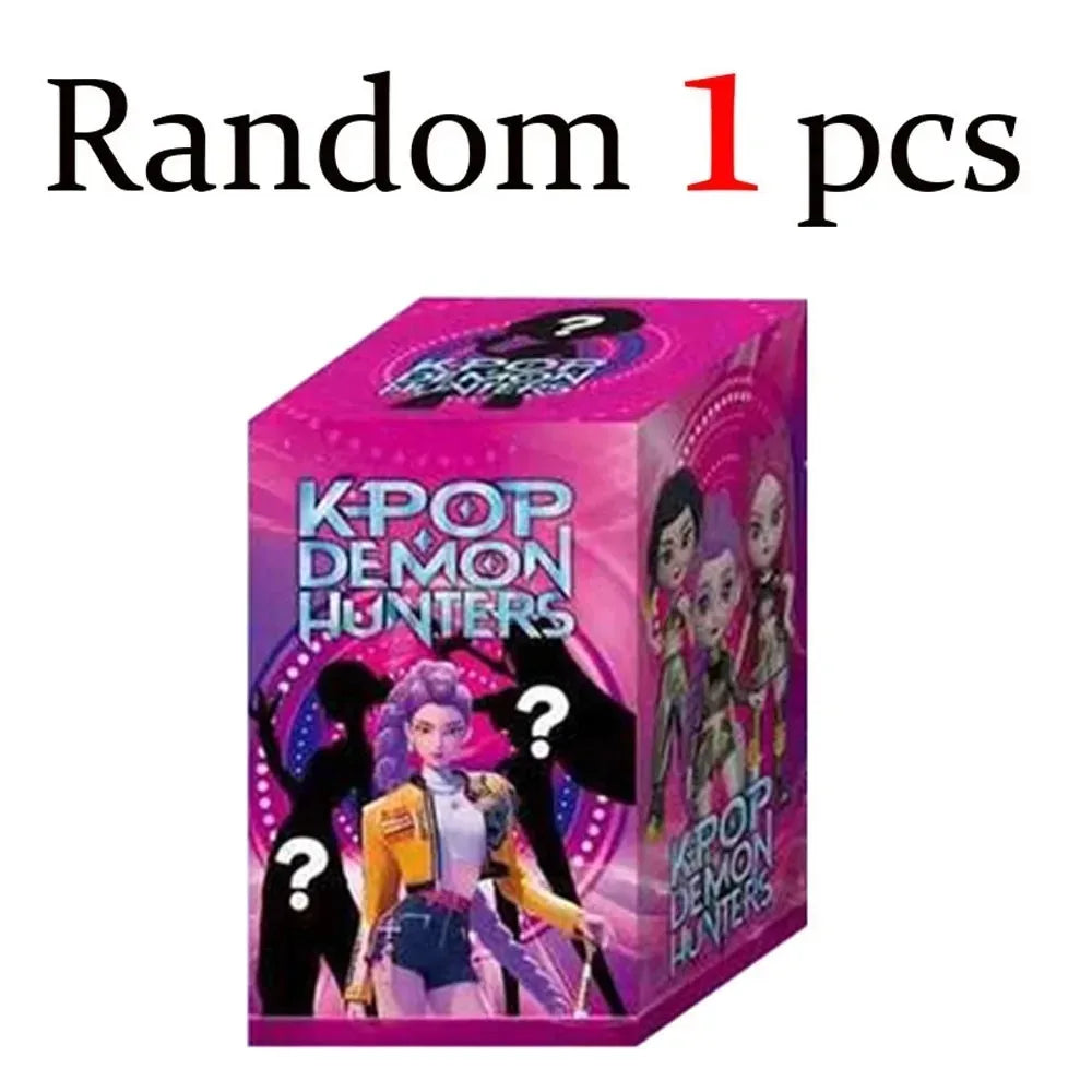 2027 Anime Kpop Devil Hunter Blind Box Disassembly Fun Blind Bag Small statue Peripheral model Desktop Blind box decoration gift