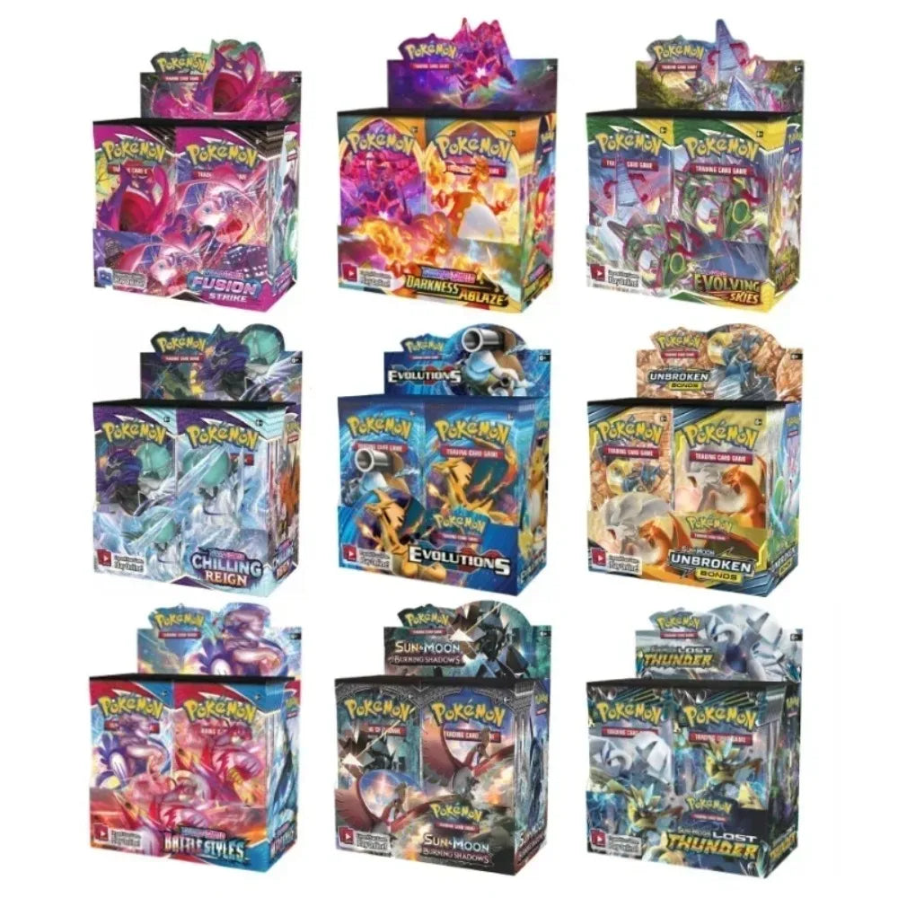 fun 360Pcs Pokemon Card TCG Scarlet&Violet Prismatic Evolutions 151 Prism 36 Pack Pokemon Booster Box Collectible Tradiner Card