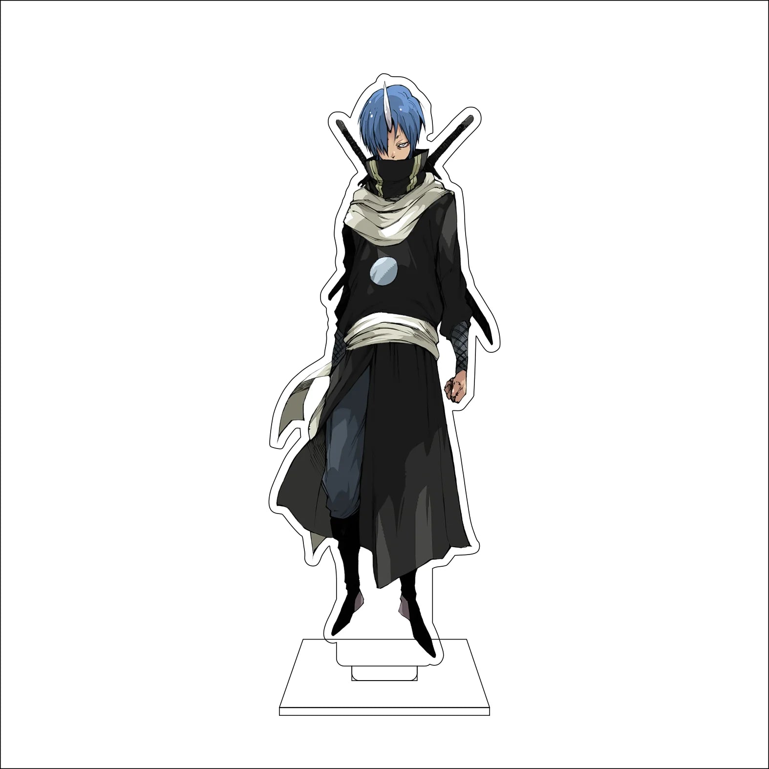 16CM Anime Rimuru Tempest Diablo shuna Shizue Izawa Cosplay Acrylic Figure Stand Plate Ornaments Gifts
