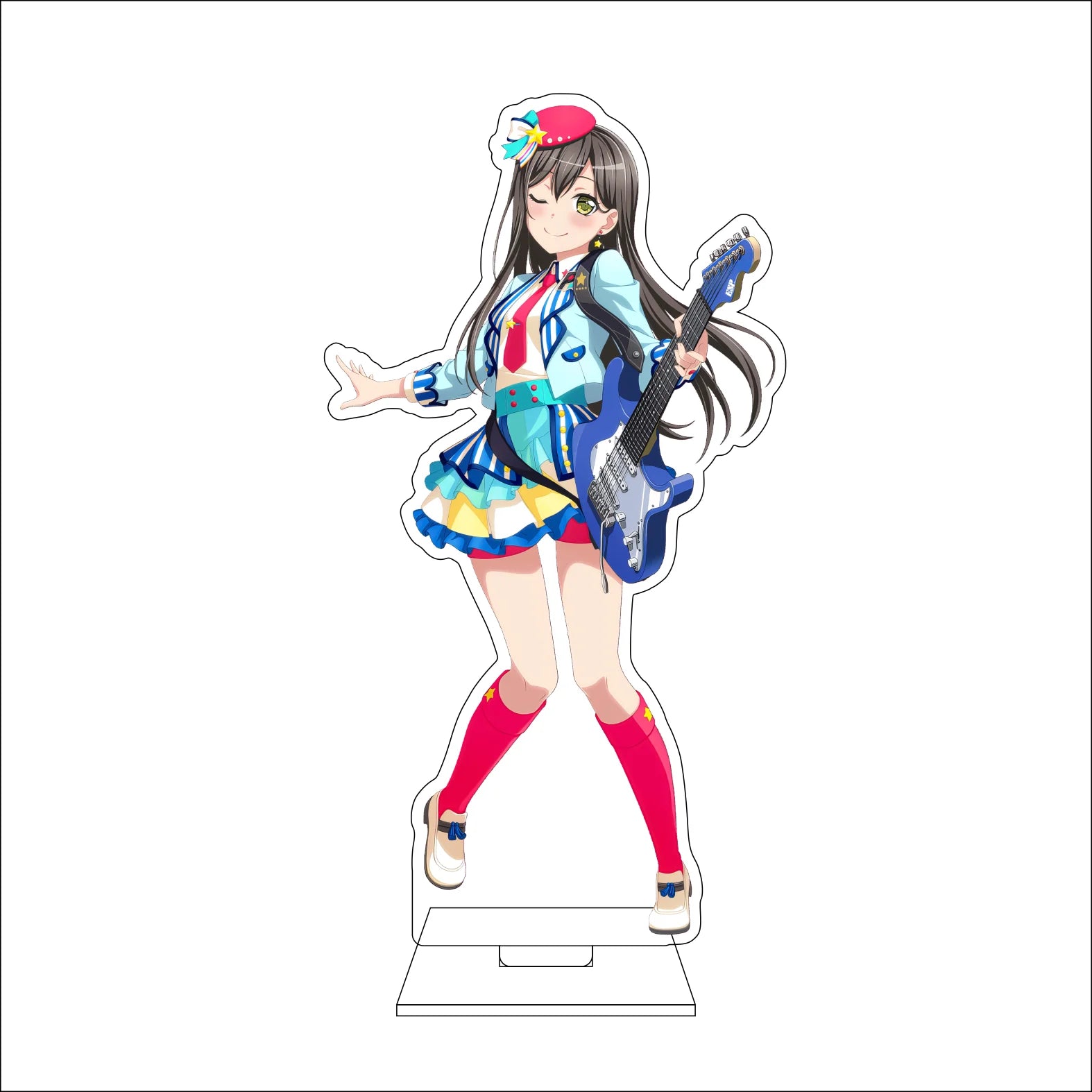 16CM Anime BanG Dream! Cosplay Acrylic Figure Stand Plate Ran Mitake Moca Aoba Himari Uehara Tomoe Udagawa Ornaments Gifts