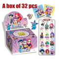 32 Pack Blind Bag Acrylic Keychain Mystery Grab Bag for School Backpack Anime Kids Gift Collectibl