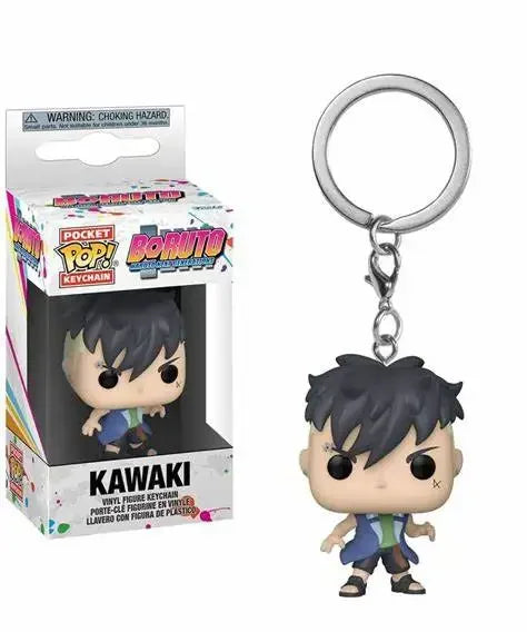 Funko Pop Naruto Kurama Sasuke Wakaki Boruto SIX PATH KAKASHI Vinyl Figures Keychain Toys Pocket Pop Keyring Car Bag Toy