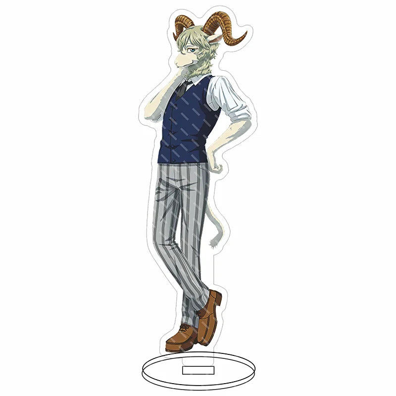 16CM Anime Figure BEASTARS‌‌ Legoshi Hal Louis Juno Jack Gohin Cos Acrylic Stand Ornaments Cute Chrismas Gifts