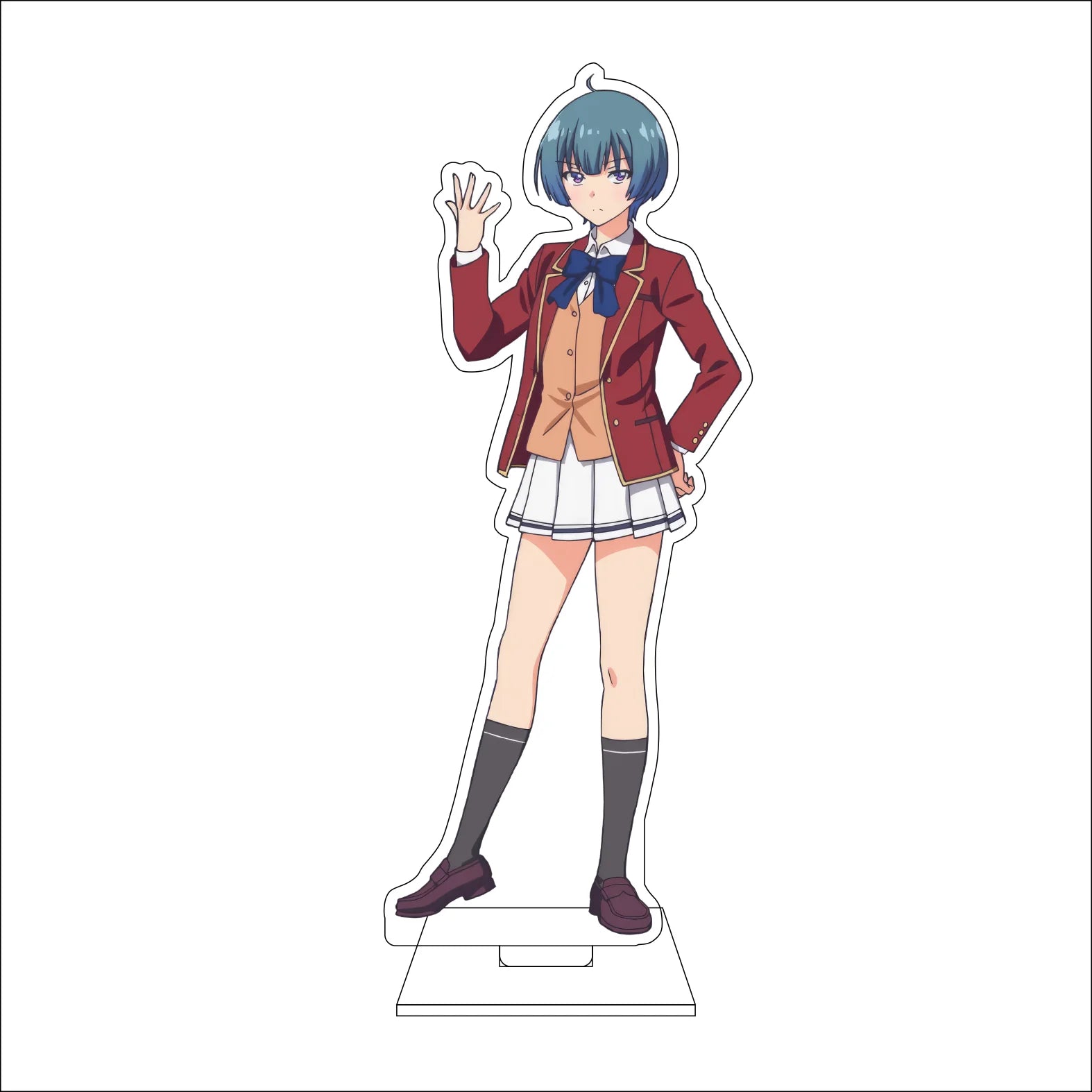 16CM Anime Classroom of the Elite Cosplay Acrylic Figure Stand Plate Ibuki Mio Karuizawa Kei Horikita Suzune Ornaments Gifts