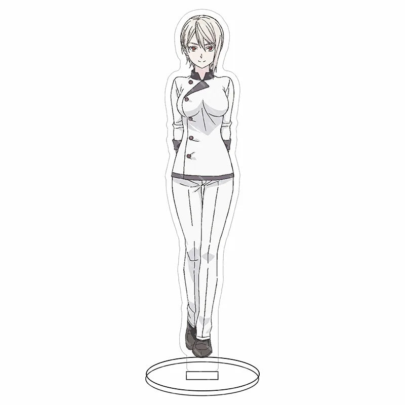 16CM Anime Figure Food Wars! Shokugeki no Soma Yukihira Soma Nakiri Erina Tadokoro Megumi Cos Acrylic Stand Ornaments Gifts