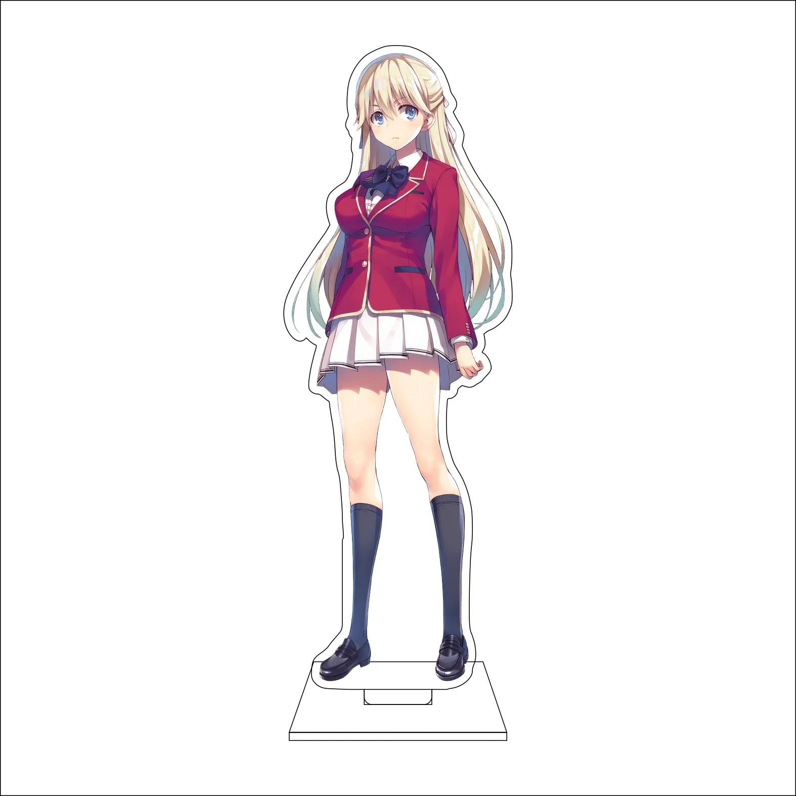 16CM Anime Classroom of the Elite Cosplay Acrylic Figure Stand Plate Ibuki Mio Karuizawa Kei Horikita Suzune Ornaments Gifts