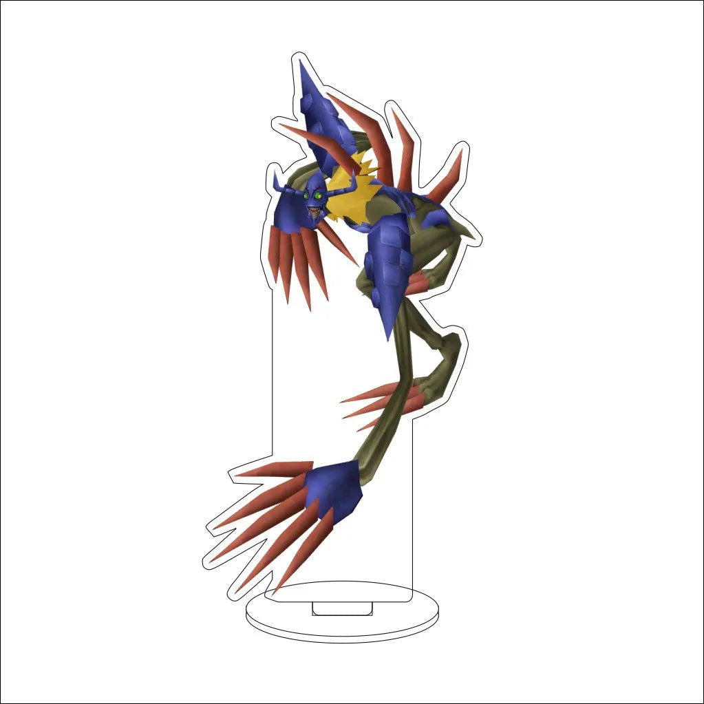 16CM Anime Digital Monster Hououmon Metal Greymon Drimogemon Cherubimon Cos Acrylic Figure Stand Ornaments Chirstmas Gifts