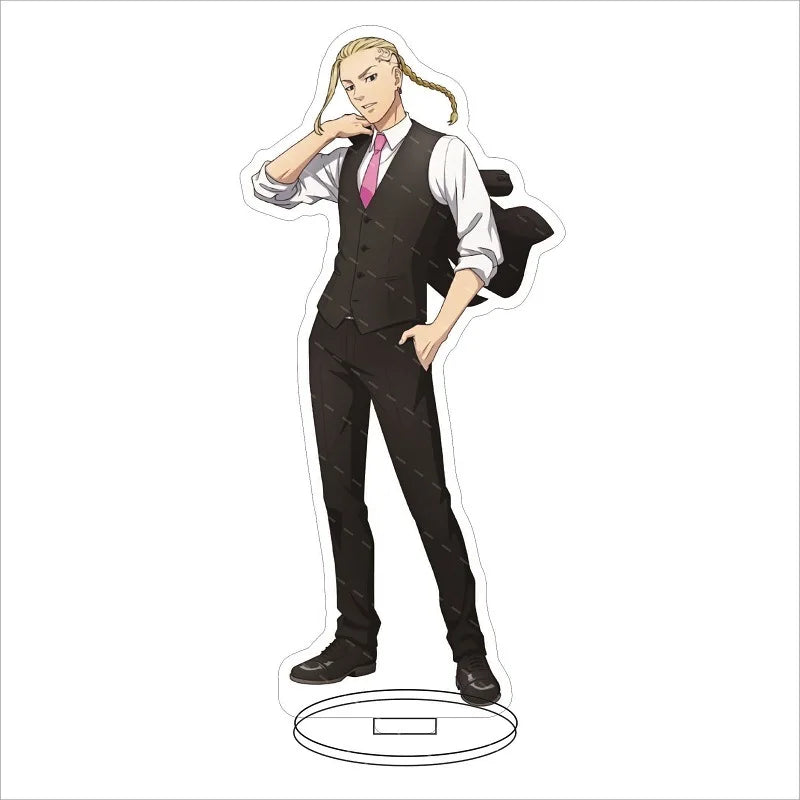16CM Anime Figure ‌Tokyo Revengers Hanagaki Takemichi Matsuno Chifuyu Mikey‌ Basho Keisuke Cos Acrylic Stand Ornaments Gifts