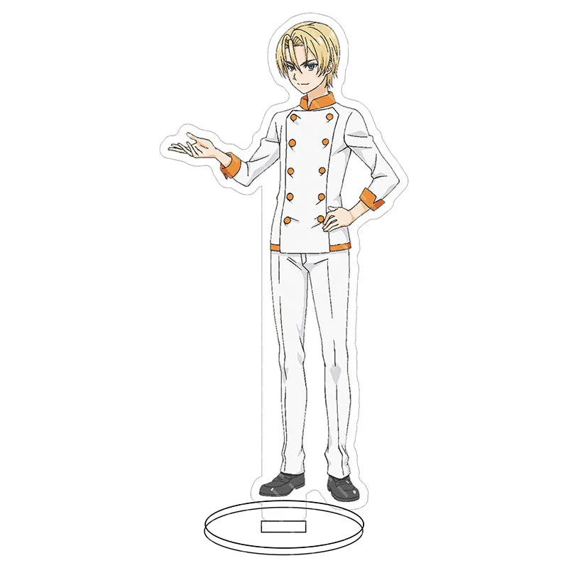 16CM Anime Figure Food Wars! Shokugeki no Soma Yukihira Soma Nakiri Erina Tadokoro Megumi Cos Acrylic Stand Ornaments Gifts