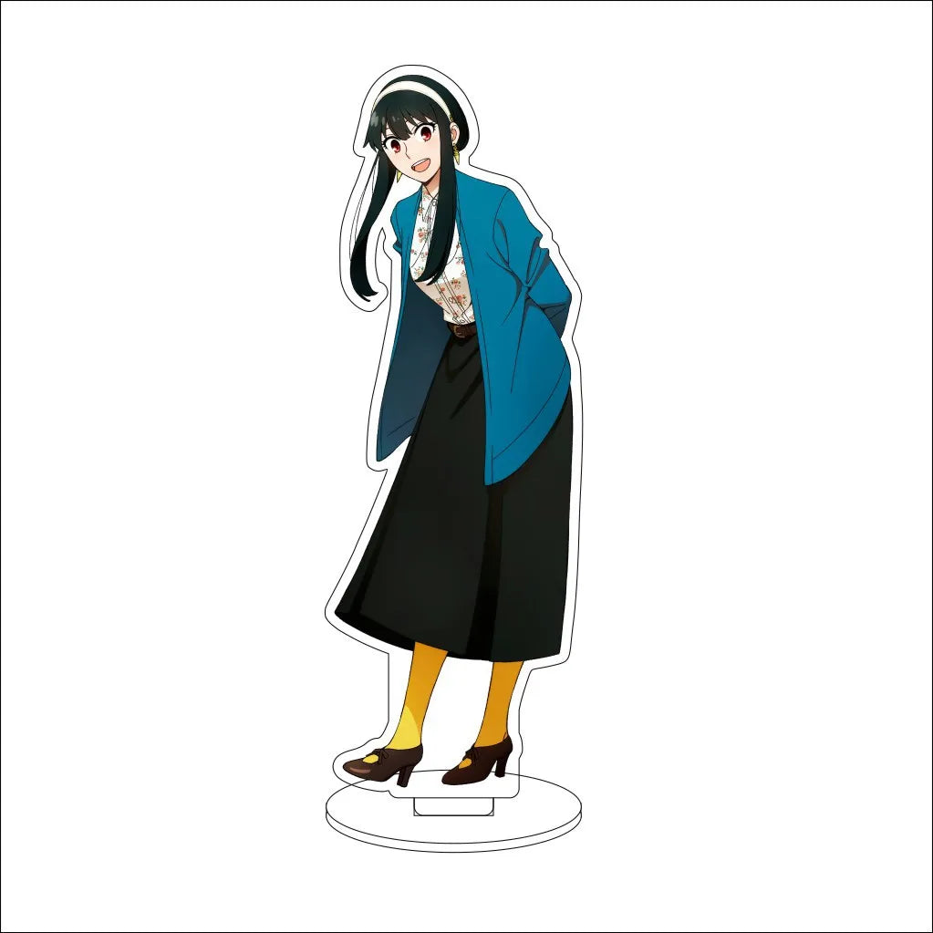 16CM Anime SPY×FAMILY Yor Forger Anya Forger Loid Forger Bond Forger Cos Acrylic Figure Stand Ornaments Chrismas Gifts
