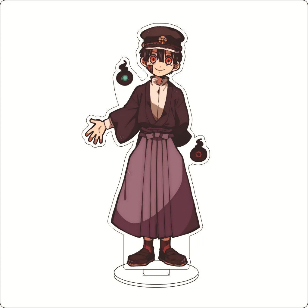 16CM Anime Toilet bound Hanako kun‌ Minamoto Kou Akane Aoi Nanamine Sakura Cos Acrylic Figure Stand Ornaments Chirstmas Gifts