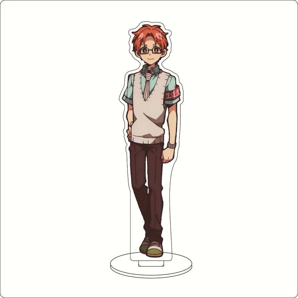 16CM Anime Toilet bound Hanako kun‌ Minamoto Kou Akane Aoi Nanamine Sakura Cos Acrylic Figure Stand Ornaments Chirstmas Gifts