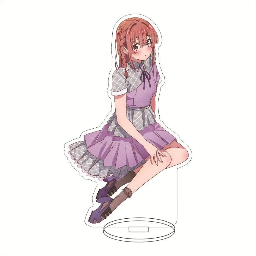 16CM Anime Figure Rent-A-Girlfriend‌ Mizuhara Chizuru Nanami Mami Sarashina Ruka Sakurasawa Sumi Cos Acrylic Stand Ornaments