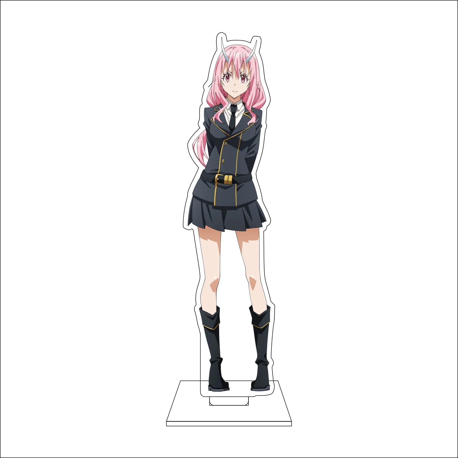 16CM Anime Rimuru Tempest Diablo shuna Shizue Izawa Cosplay Acrylic Figure Stand Plate Ornaments Gifts