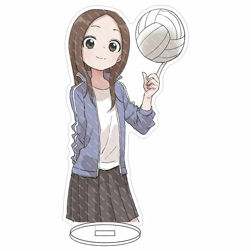 16CM Anime Figure Teasing Master Takagi-san Nishikata Takagi Cos Acrylic Stand Ornaments Cute Chrismas Gifts