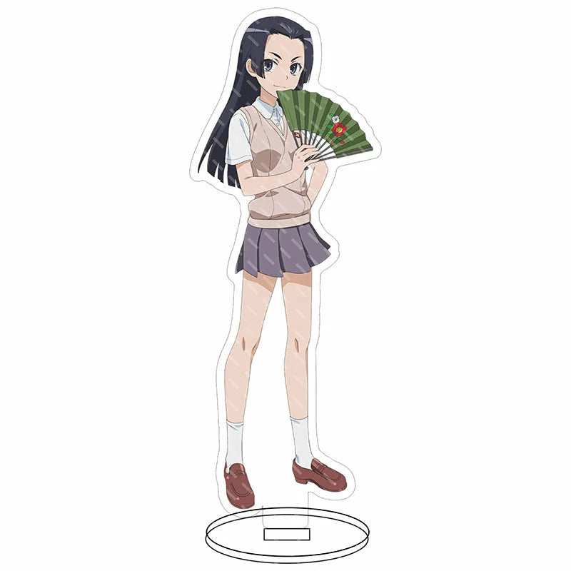 16CM Anime Figure A Certain Scientific Railgun‌ Misaka Mikoto Shirai Kuroko Uiharu Kazari Cos Acrylic Stand Ornaments Gifts