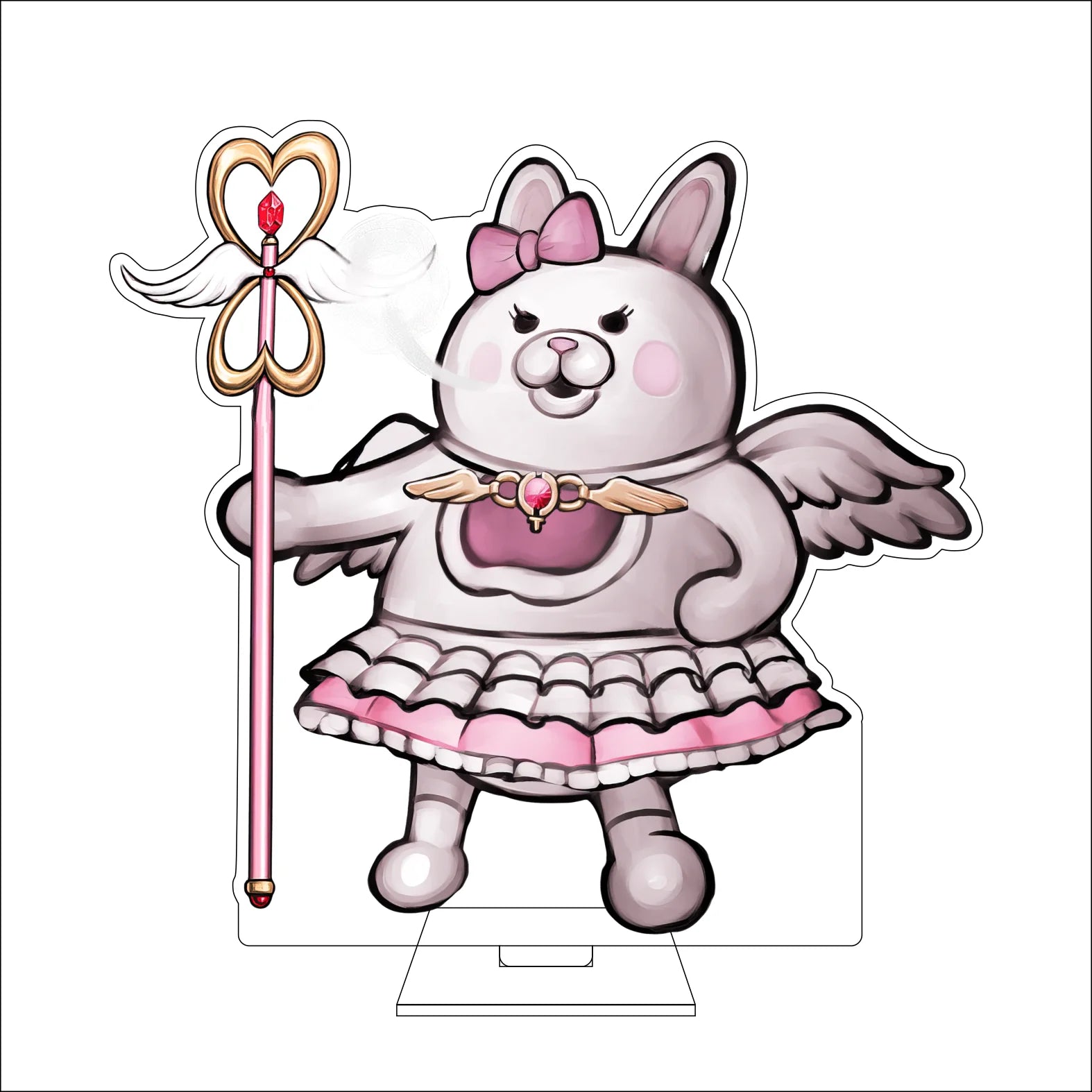 16CM Anime Danganronpa Cosplay Acrylic Figure Stand Plate Toko Fukawa Mondo Owada Maizono Sayaka Kirigiri Kyoko Ornaments Gifts