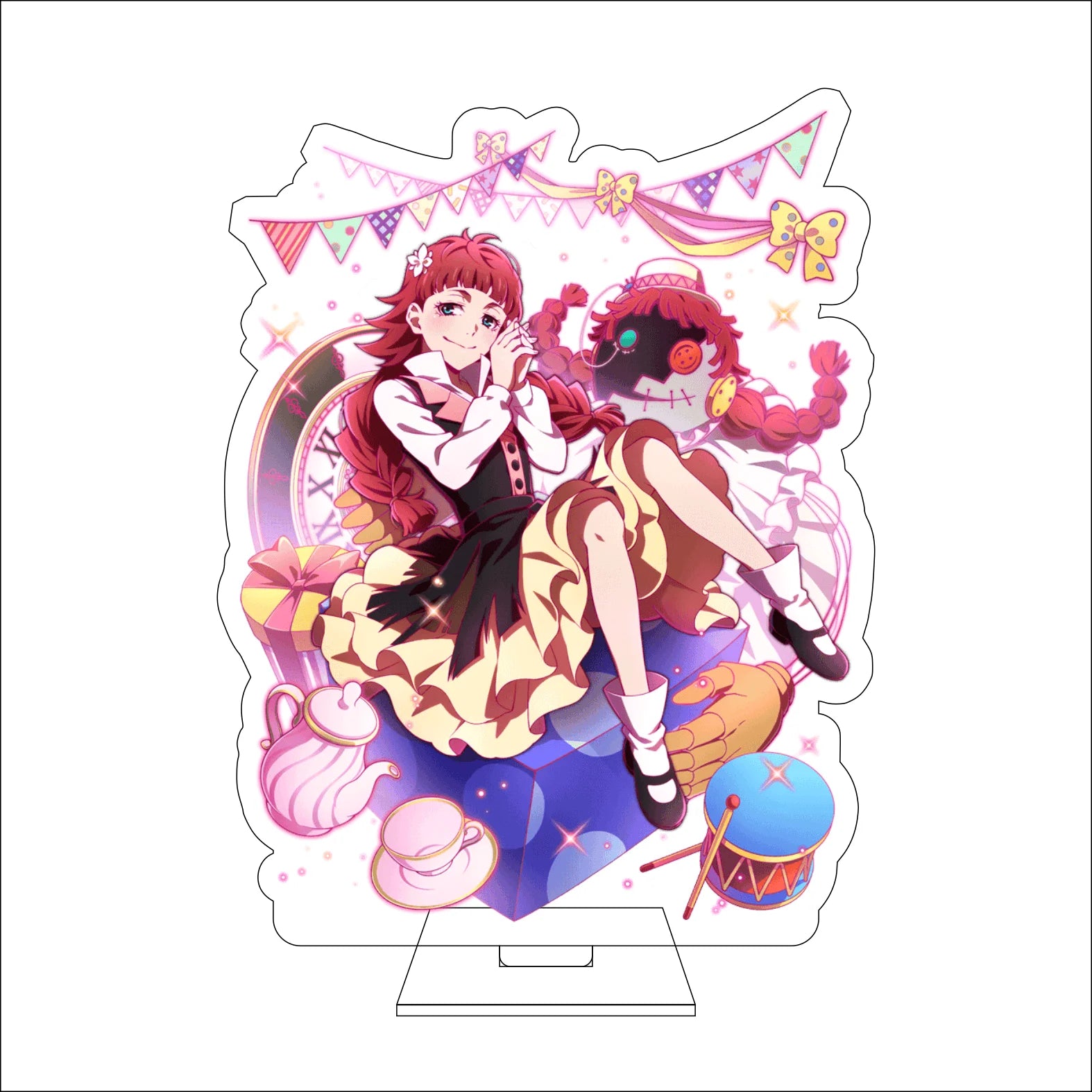 16CM Anime Bungo Stray Dogs Cosplay Acrylic Figure Stand Plate Ryunosuke Akutagawa Nakahara Chuuya Ornaments Gifts