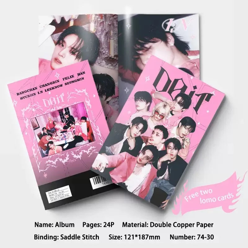 30/92Pcs Kpop Hot Boy Group New Album "DO IT" Photocards Lomo Cards Hyunjin Felix LeeKnow Han BangChan Photo Album Fans Gifts