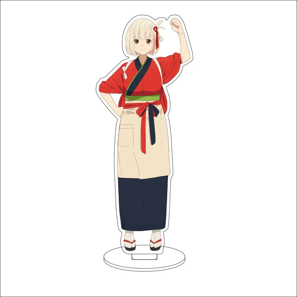 16CM Anime Lycoris Recoil Nishikigi Chisato Inoue Takina Nakahara Mizuki Kurumi Cos Acrylic Figure Stand Ornaments Gifts