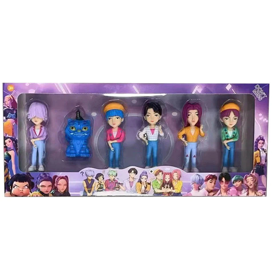 2027 Anime Kpop Devil Hunter Blind Box Disassembly Fun Blind Bag Small statue Peripheral model Desktop Blind box decoration gift