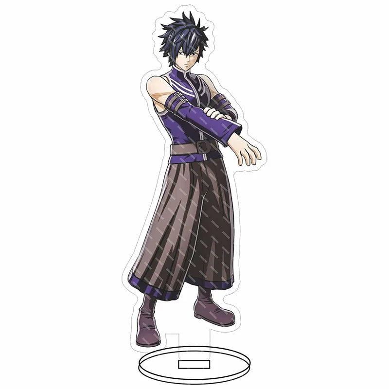 16CM Anime Figure FAIRY TAIL Natsu Dragneel Lucy Heartfilia Erza Scarlet Wendy Marvell Cos Acrylic Big Stand Ornaments Gifts