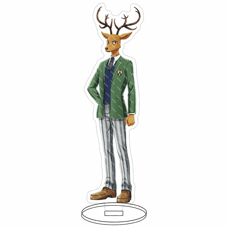 16CM Anime Figure BEASTARS‌‌ Legoshi Hal Louis Juno Jack Gohin Cos Acrylic Stand Ornaments Cute Chrismas Gifts