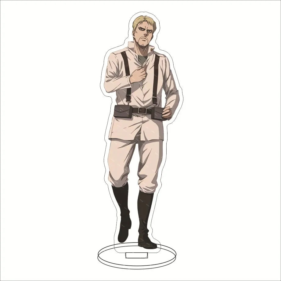 16CM Anime Figure ‌Attack on Titan Eren Jaeger Mikasa Ackerman Armin Arlert Levi Ackerman Cos Acrylic Stand Ornaments Gifts
